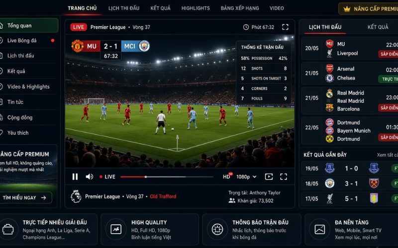 Biaom TV theo dõi tỷ số trực tiếp