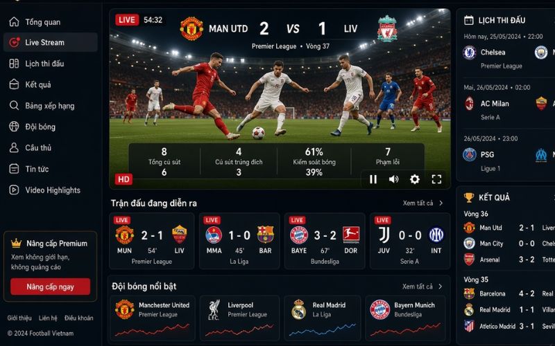 Biaom TV trực tiếp bóng đá hôm nay